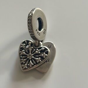 Pandora Sterling Silver Dainty heart Charm